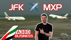 Kevins Video: Emirates A380 Business Class von New York nach Mailand