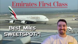 Kevins Video: Emirates First Class im A380 von Mailand nach New York