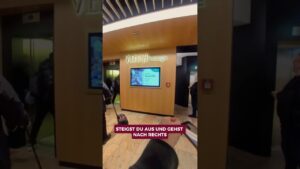 Kevins Video: Vienna Lounge am Flughafen Wien trotz Abflug ab Terminal 3